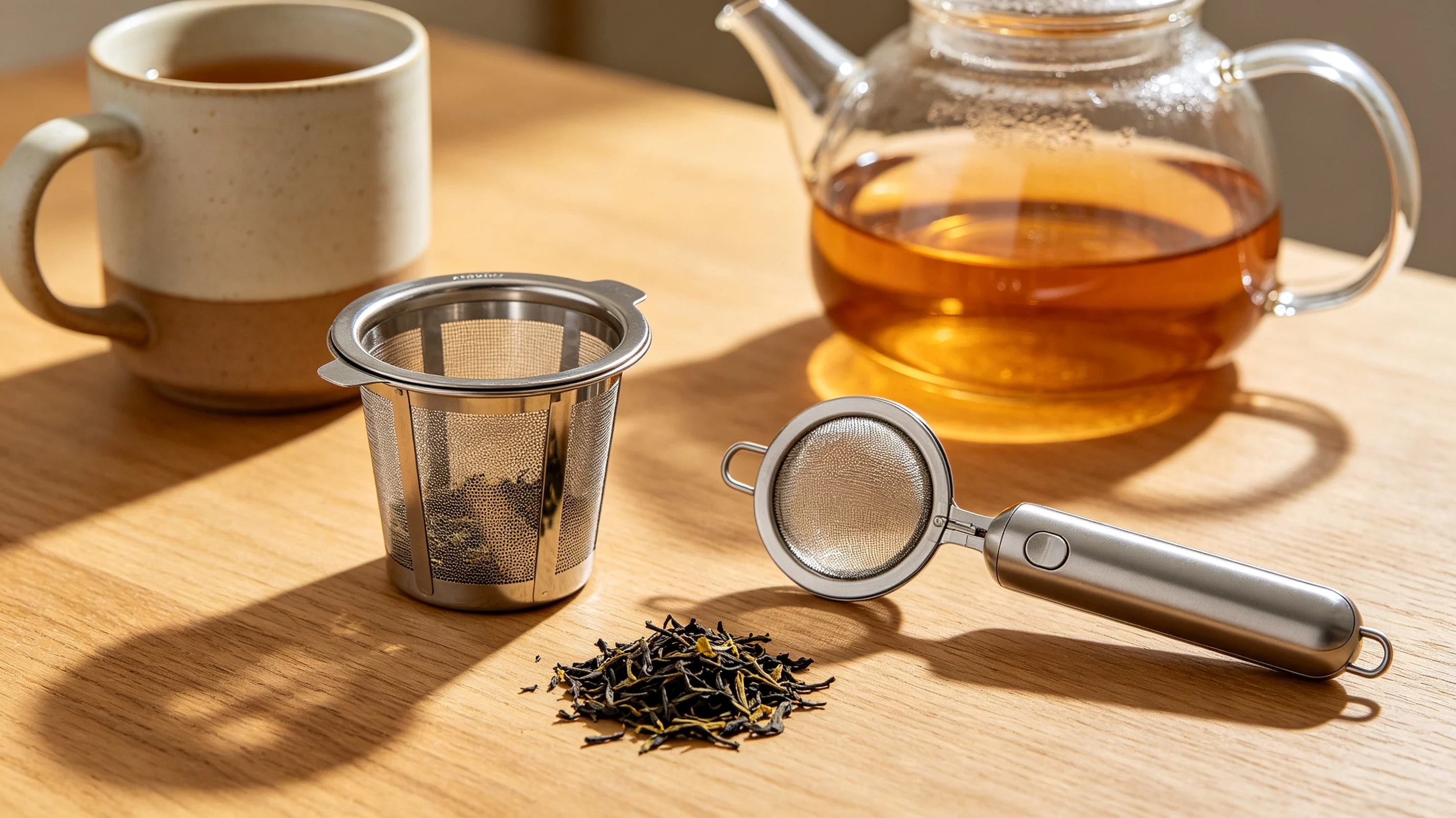 Tea Infuser vs Tea Strainer: Which Do You Need? 1 ea Infuser vs Tea Strainer