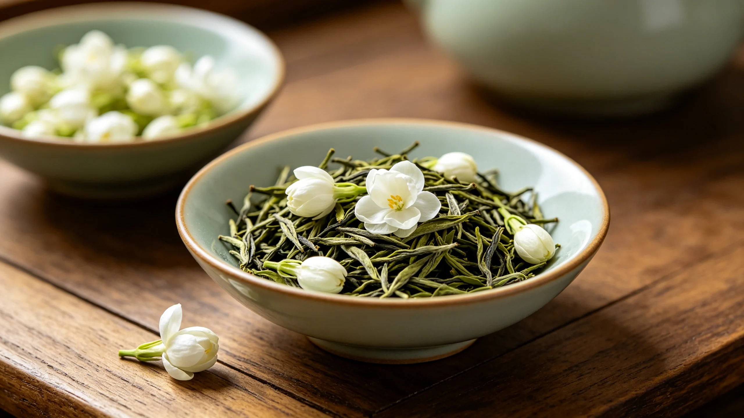 Jasmine Green Tea: Aroma, Taste & Brewing Guide 2 Jasmine Green Tea