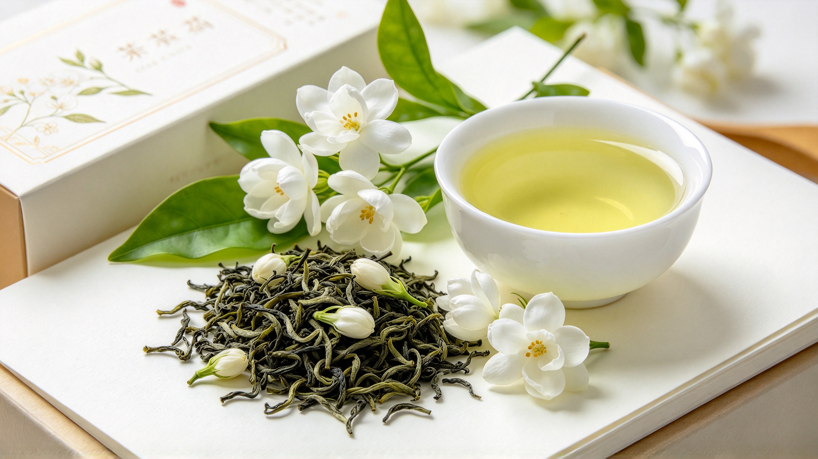 loose leaf jasmine tea