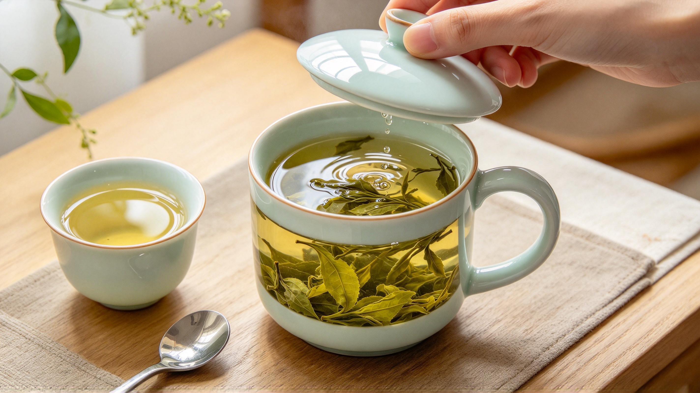 how to make loose leaf tea without a strainer